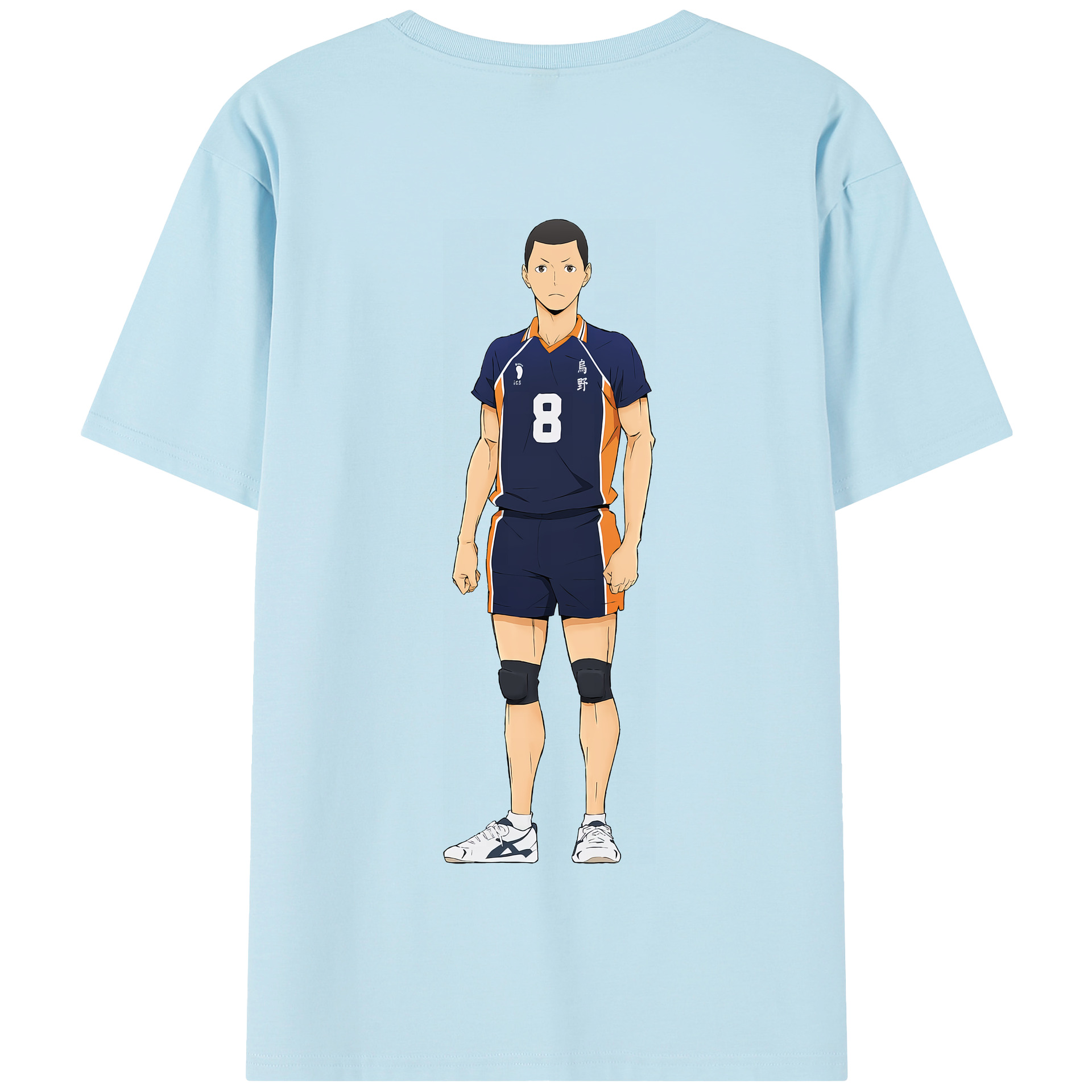 （画像用） ハイキュー!! Haikyu!! 綿100％半袖Tシャツ（背面プリント）